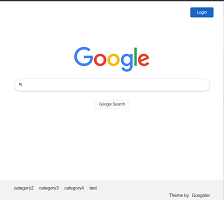 Wordpress Theme Like Google - frontpage