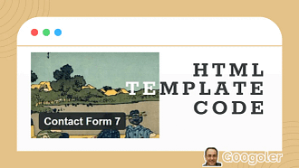 Contact Form 7 Html Template Code