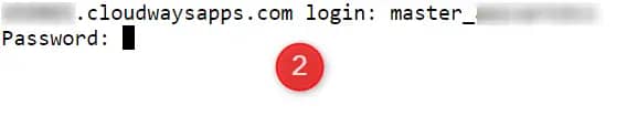 enter your password